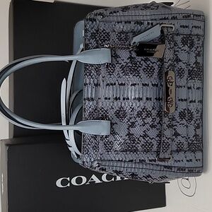 Coach Snake Swagger Satchel Handbag No. 37585